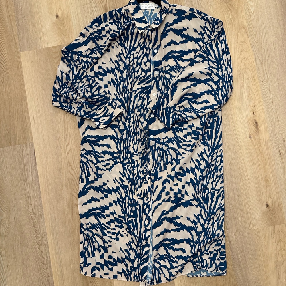Zebra Duster Cover Up